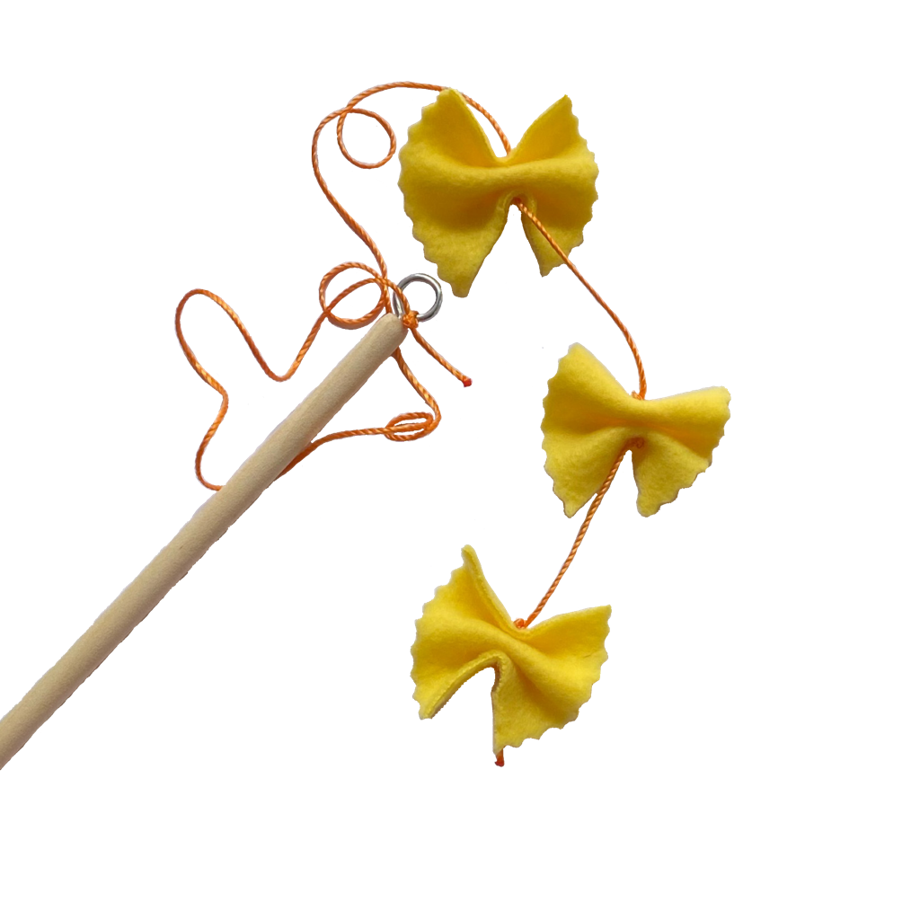 Farfalle Cat Wand Toy